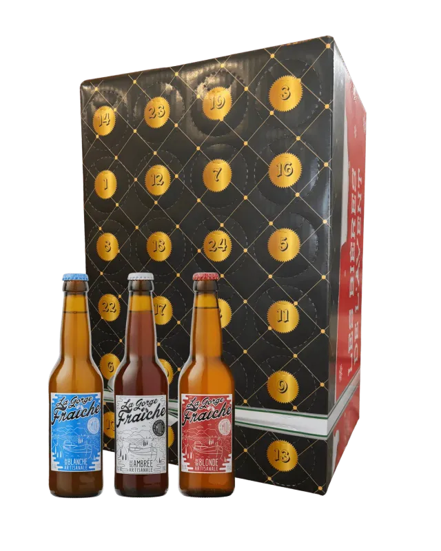 La Gorge Fraiche Calendrier Avent coffret 24 bieres