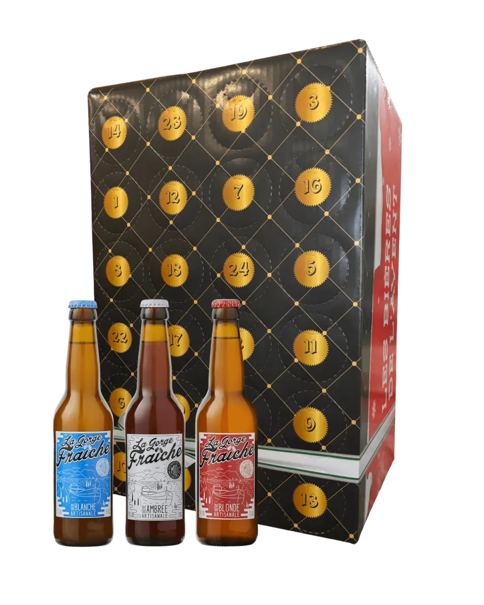 La Gorge Fraiche Calendrier Avent coffret 24 bieres