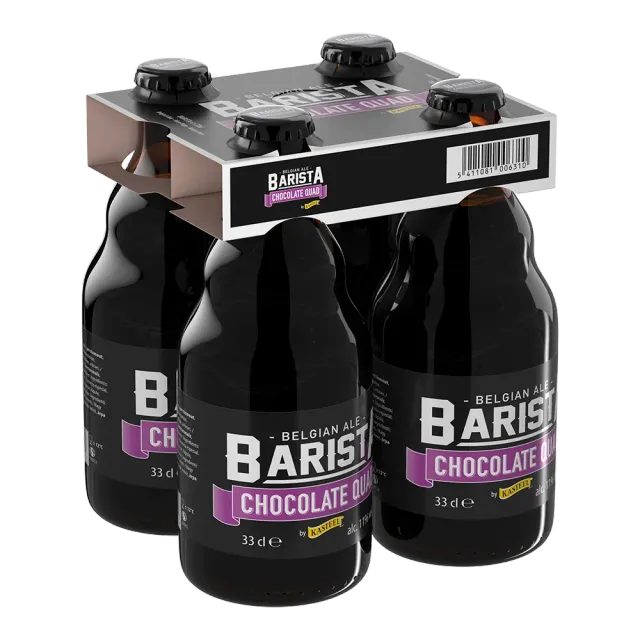 Kasteel Barista Chocolate Quad bière pack 4 chocolat
