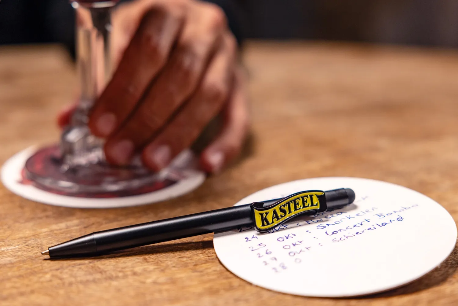 Kasteel stylo bille encre bleue à clip classique