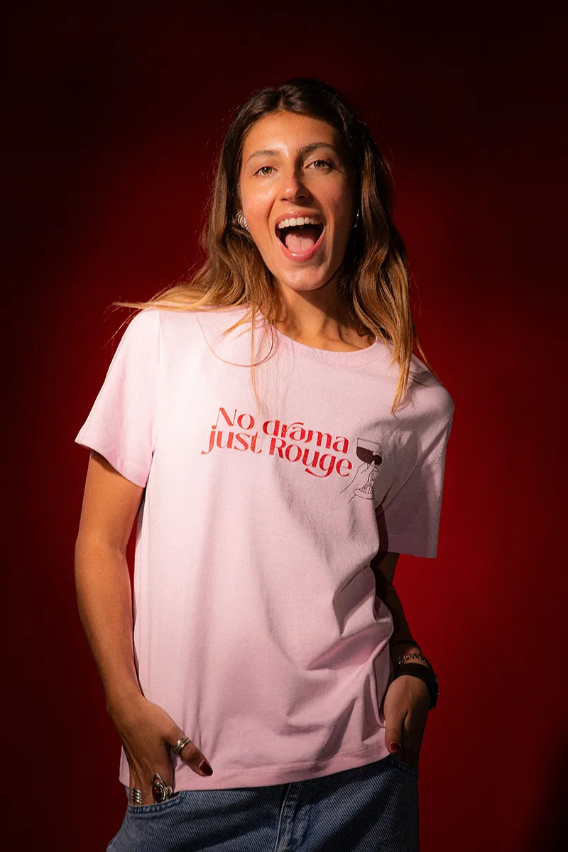 Kasteel Rouge t-shirt femme rose coton bio