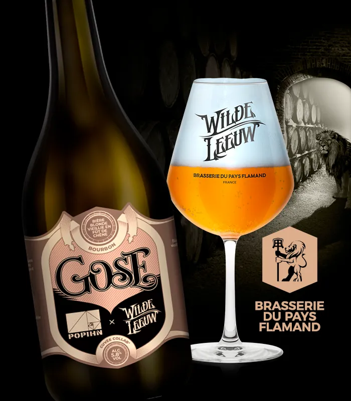 Anosteke Wilde Leeuw Gose bière coco 75cl salée