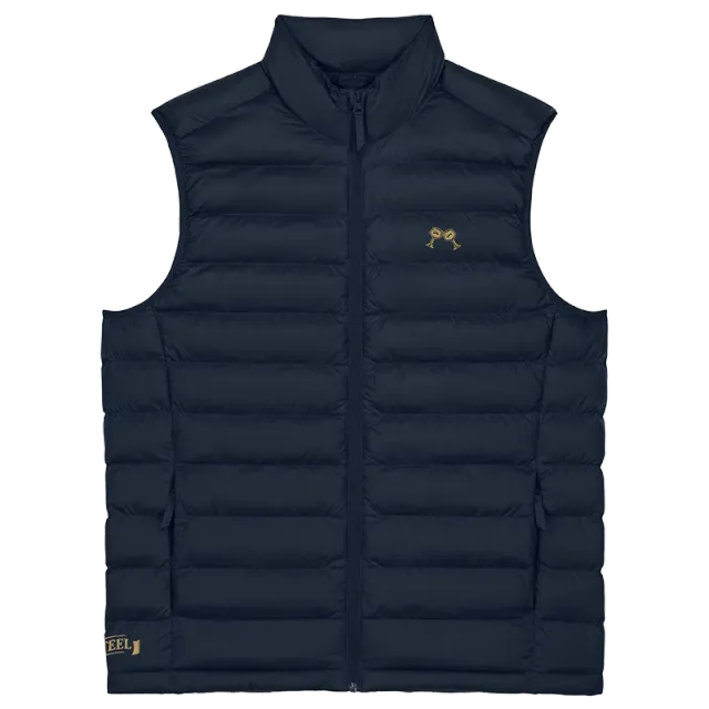 Kasteel Bodywarmer Navy gilet matelassé recyclé
