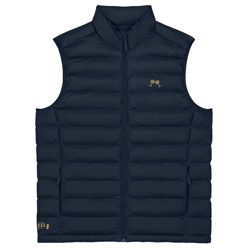 Kasteel Bodywarmer Navy gilet matelassé recyclé