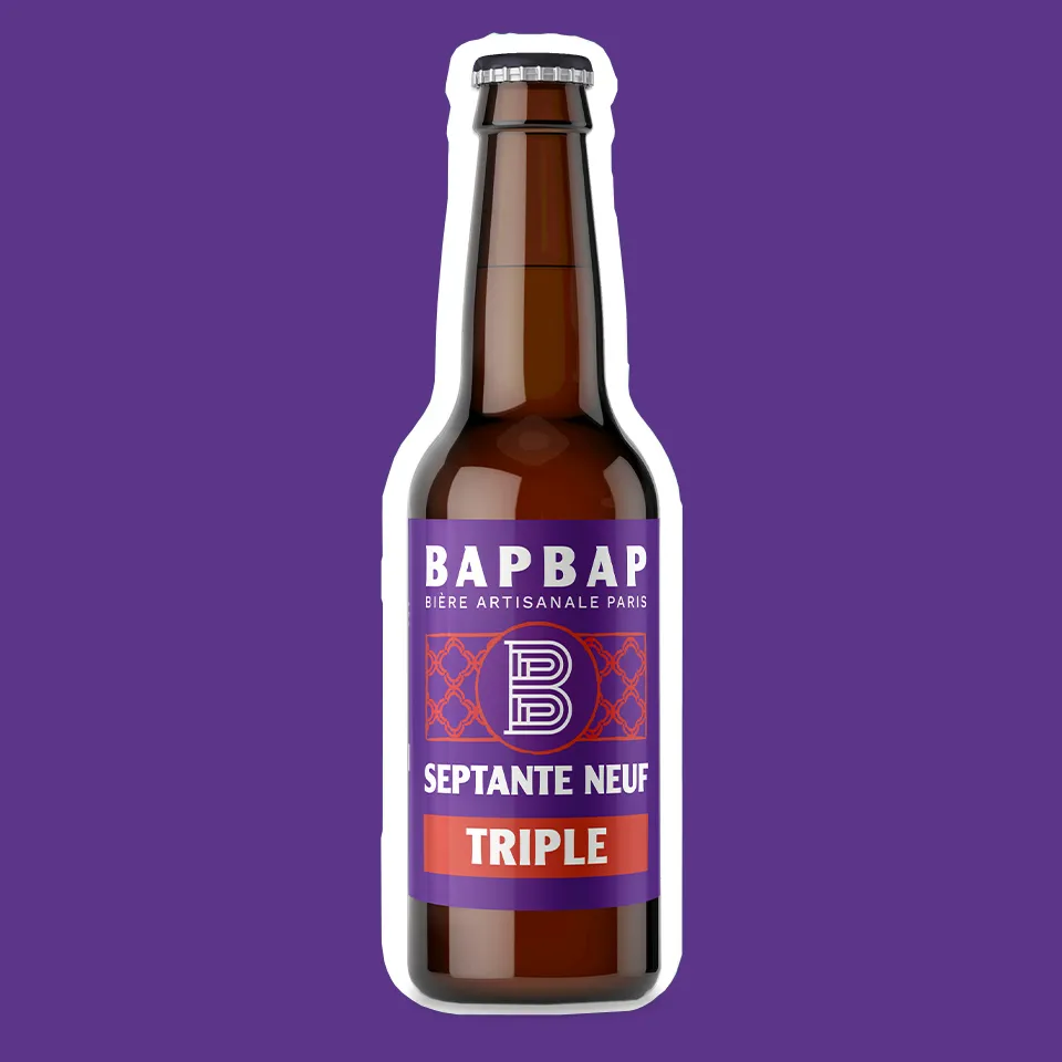 BAPBAP Septante Neuf bière triple 12x33cl miel épicée