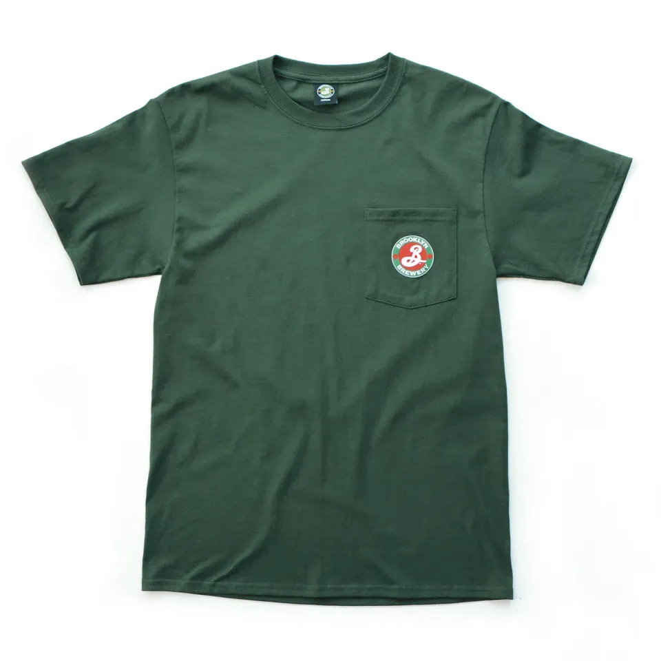 Brooklyn East IPA t-shirt poche coton logo poitrine