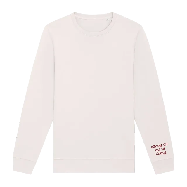 Kasteel Rouge Enjoy sweat blanc coton brodé