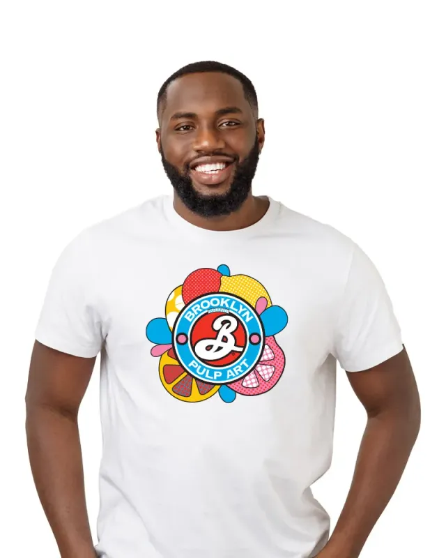 Brooklyn Pulp Art Hazy IPA t-shirt coton logo pop art