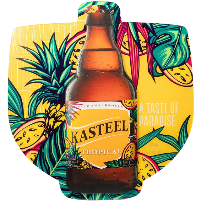 Kasteel Tropical enseigne LED murale 46 cm