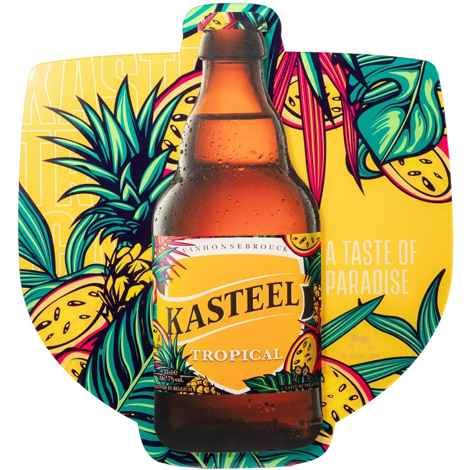 Kasteel Tropical enseigne LED murale 46 cm