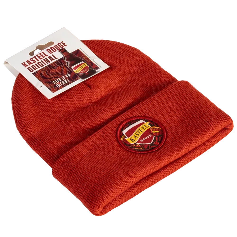 Kasteel Rouge bonnet rouge acrylique chaud