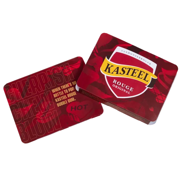 Kasteel Rouge Mentos chewing-gum cerise x12