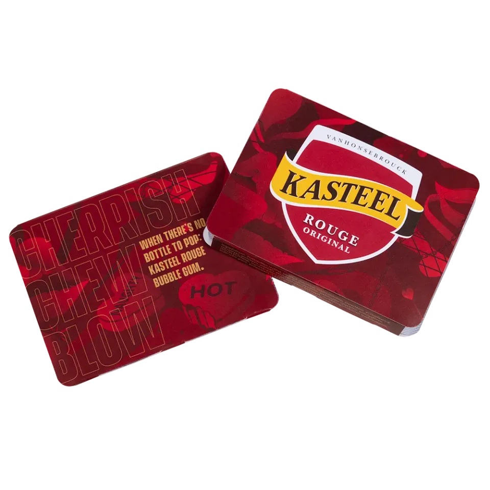 Kasteel Rouge Mentos chewing-gum cerise x12