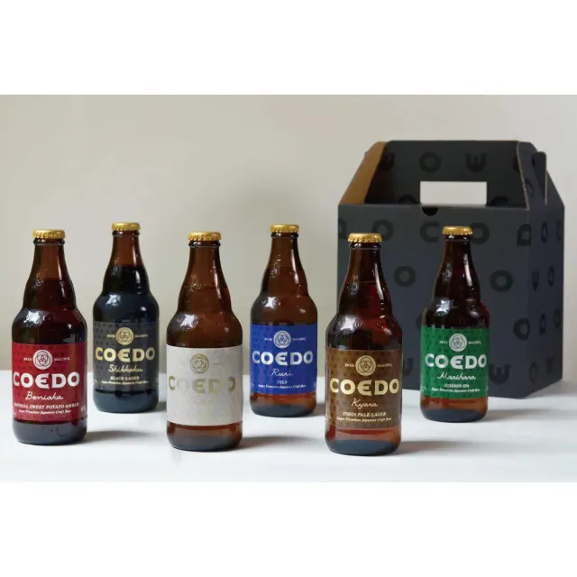 Coedo Dégustation 6 bouteilles bière artisanale classic