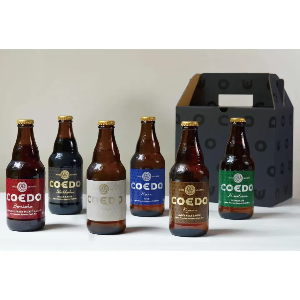 Coedo Dégustation 6 bouteilles bière artisanale classic