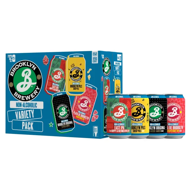 Brooklyn sans alcool coffret 12 canettes variété