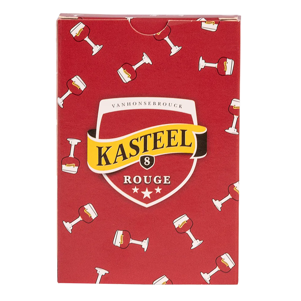 Kasteel Rouge jeu de 52 cartes à jouer collector