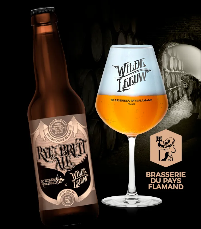 Wilde Leeuw Rye Brett bière ambrée 33 cl