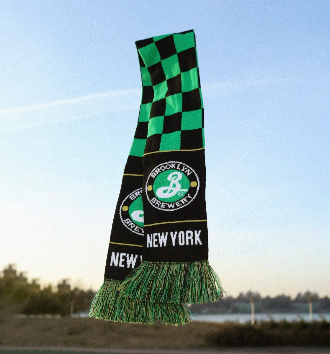 Brooklyn Retro Scarf écharpe tricotée 157 cm acrylique