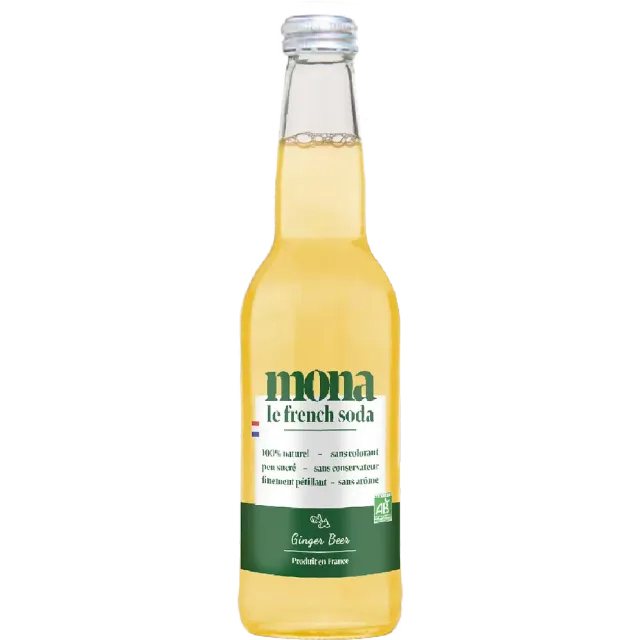 BapBap Ginger Beer soft bio 12x33cl gingembre