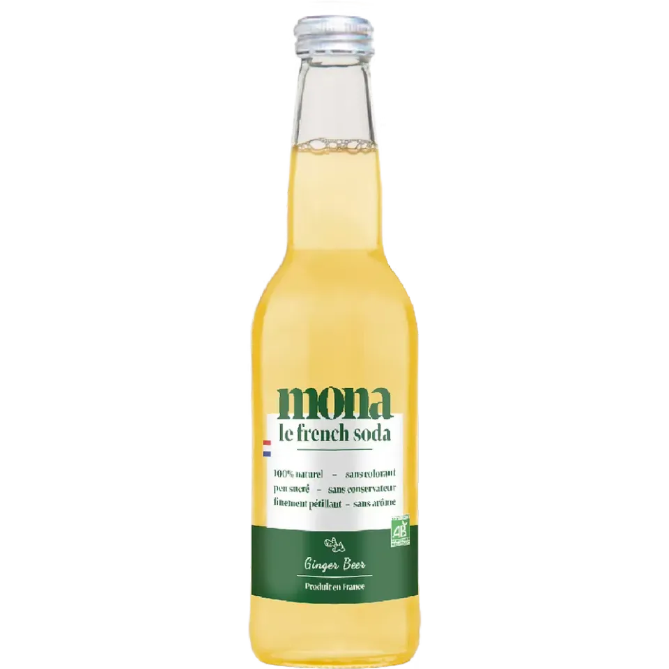 BapBap Ginger Beer soft bio 12x33cl gingembre