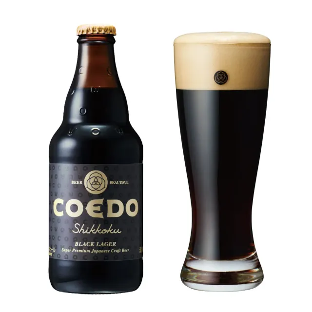 Coedo Shikkoku bière black lager 6 x 33,3 cl torrefiee