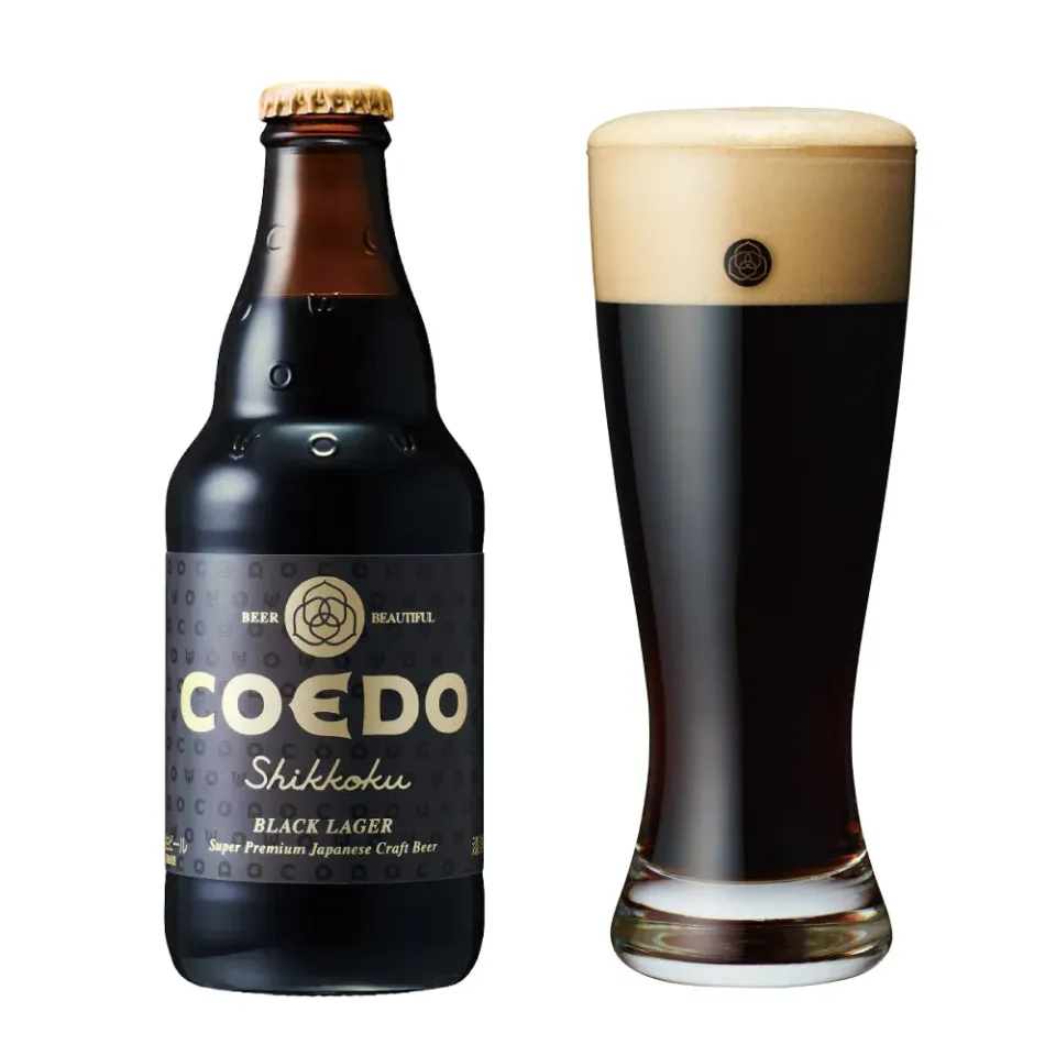 Coedo Shikkoku bière black lager 6 x 33,3 cl torrefiee