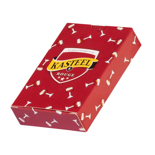 Kasteel Rouge jeu de 52 cartes à jouer collector