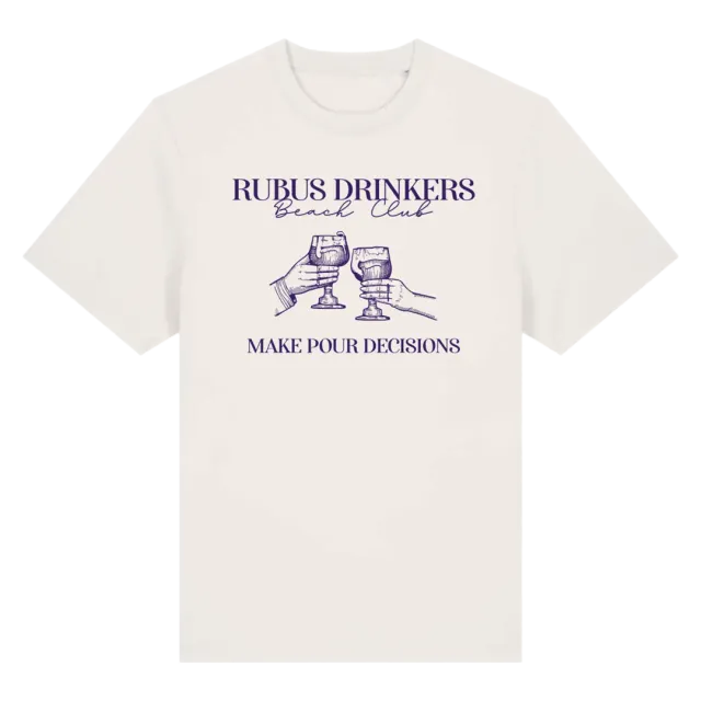 Kasteel Rubus Beach Club t-shirt unisexe oversize