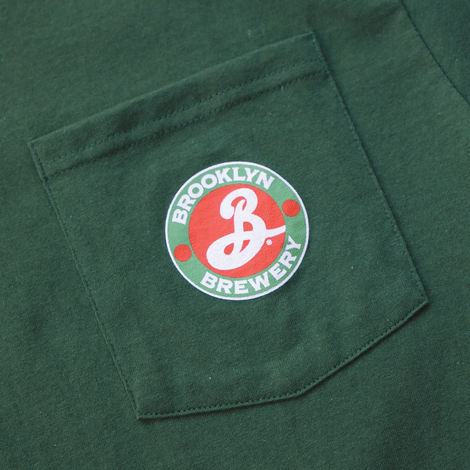 Brooklyn East IPA t-shirt poche coton logo poitrine