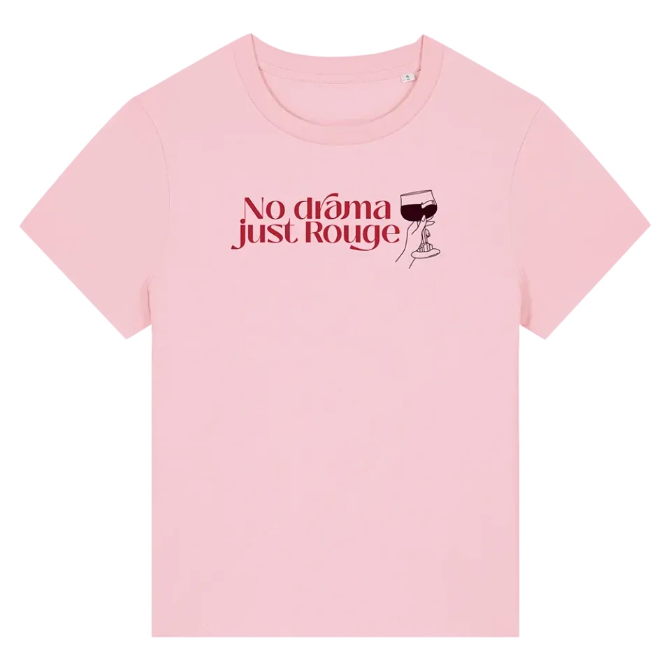 Kasteel Rouge t-shirt femme rose coton bio