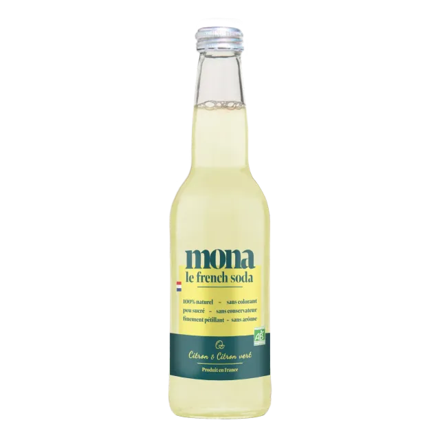 BAPBAP Mona Citron & Citron Vert limonade bio 12x33cl