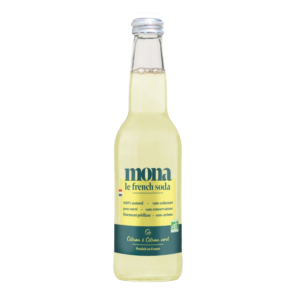 BAPBAP Mona Citron & Citron Vert limonade bio 12x33cl