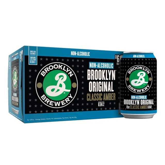 Brooklyn Original bière sans alcool ambrée 6x35,5cl