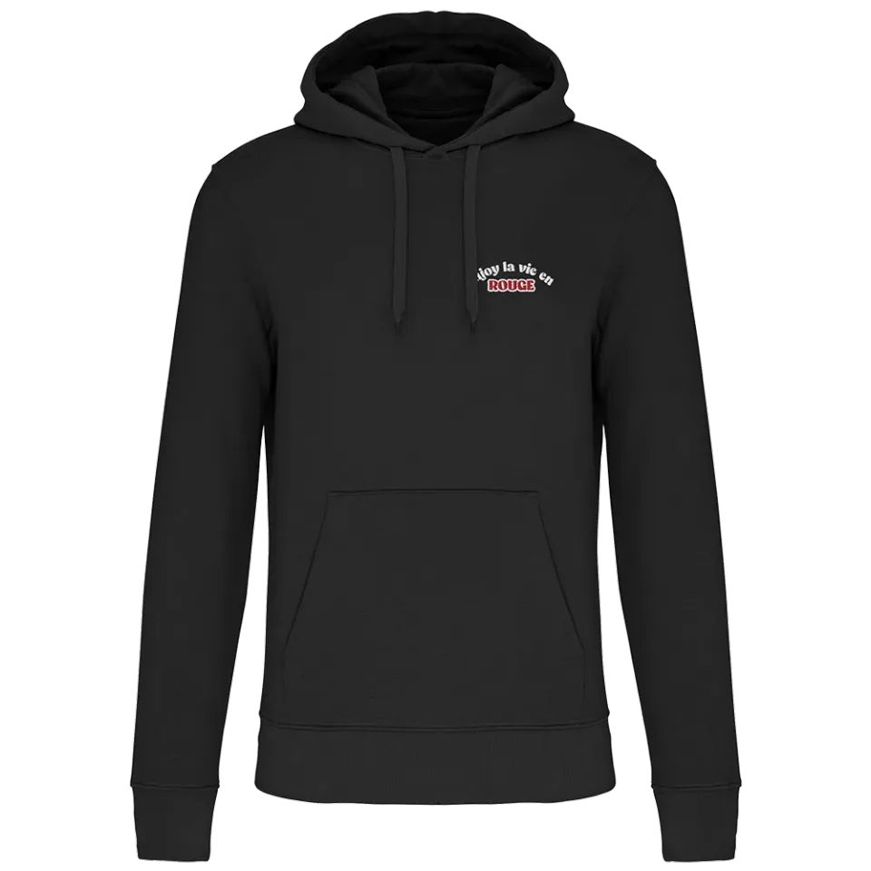 Kasteel Rouge Enjoy sweat à capuche noir coton