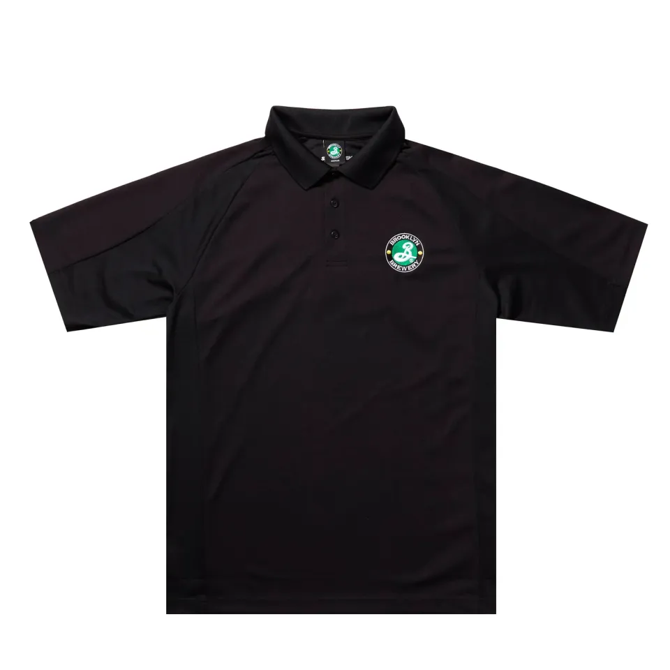 Brooklyn Brewery Golf Polo polo noir confortable