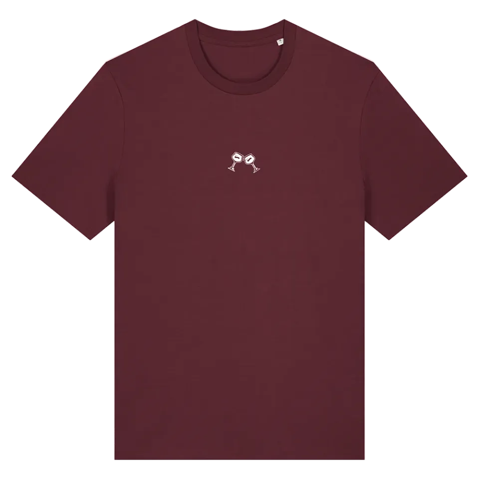 Kasteel Rouge T-shirt Cheers coton bio bordeaux