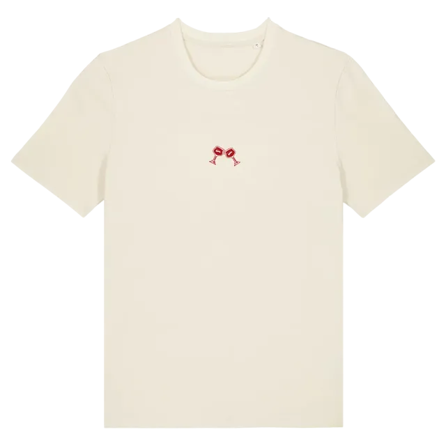 Kasteel Rouge t-shirt Cheers Natural Raw coton bio