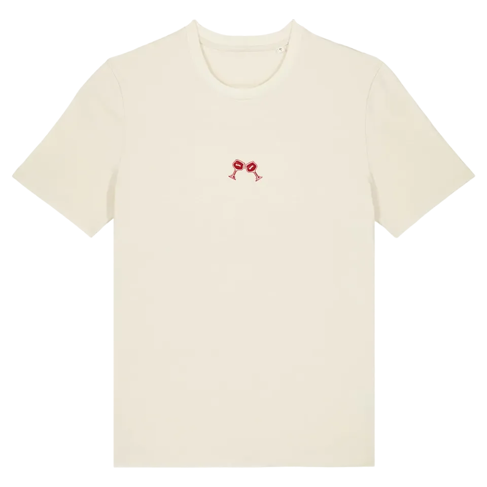 Kasteel Rouge t-shirt Cheers Natural Raw coton bio