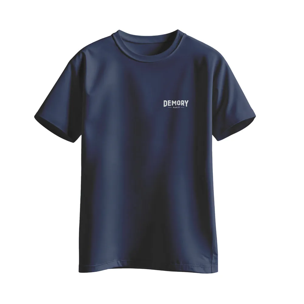 Demory Paris Édition Limitée t-shirt bleu coton bio L