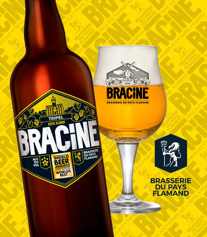 Bracine Tripel bière triple 33 cl 8,5°