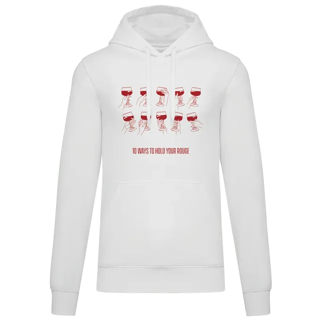 Kasteel Rouge Hoodie 10 Ways sweat capuche blanc coton