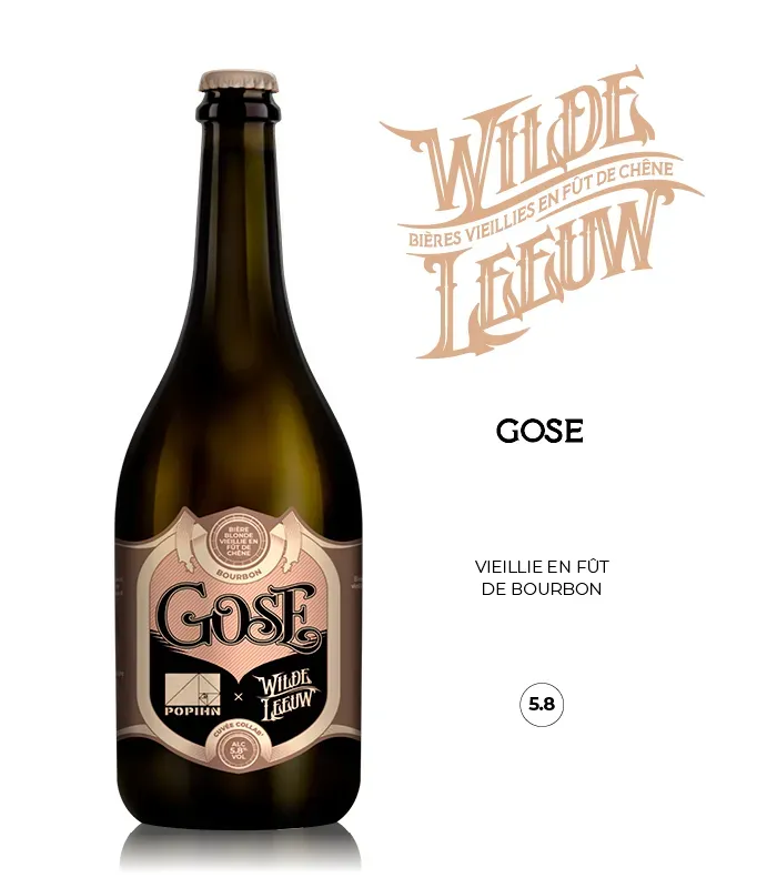 Anosteke Wilde Leeuw Gose bière coco 75cl salée