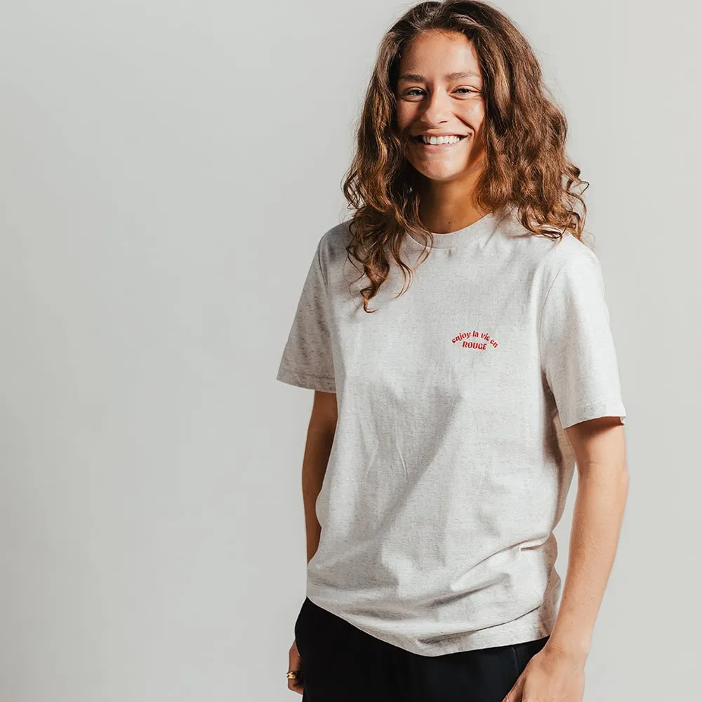 Kasteel Rouge Enjoy T-shirt coton bio Eco Heather