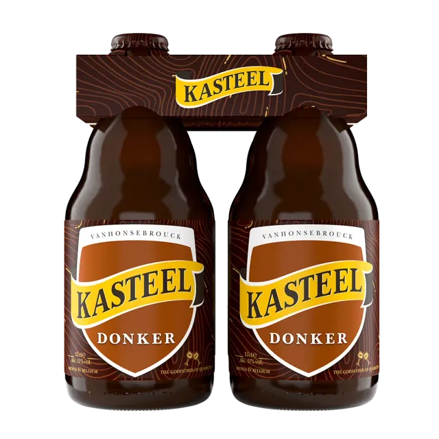 Kasteel Donker bière brune 11° lot de 4 forte