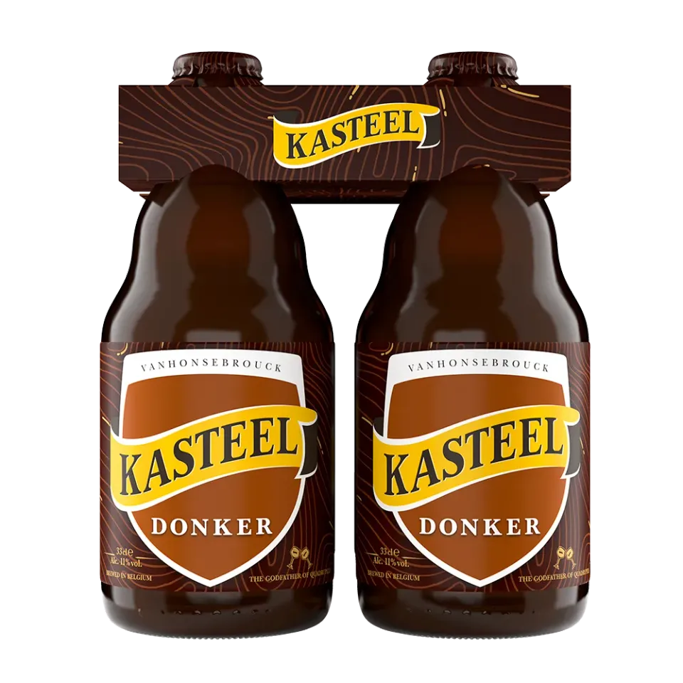 Kasteel Donker bière brune 11° lot de 4 forte
