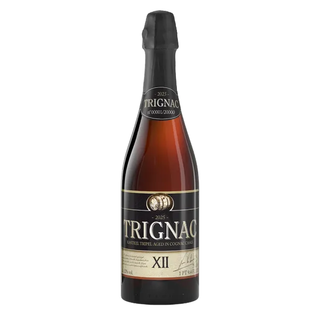Kasteel Trignac XII 2025 bière triple cognac 75cl