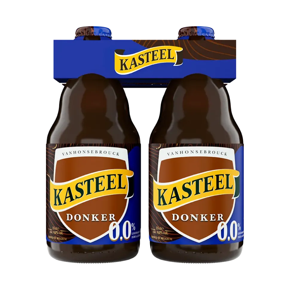 Kasteel Donker 0.0 bière sans alcool lot de 4