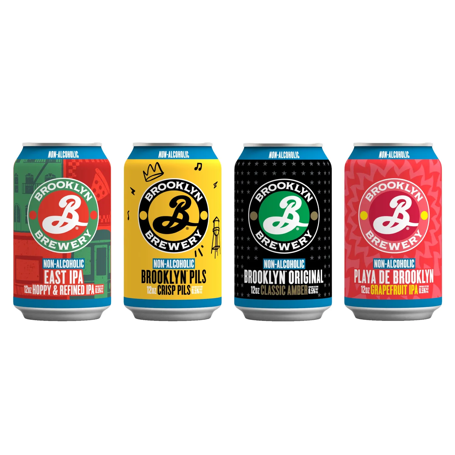 Brooklyn sans alcool coffret 12 canettes variété