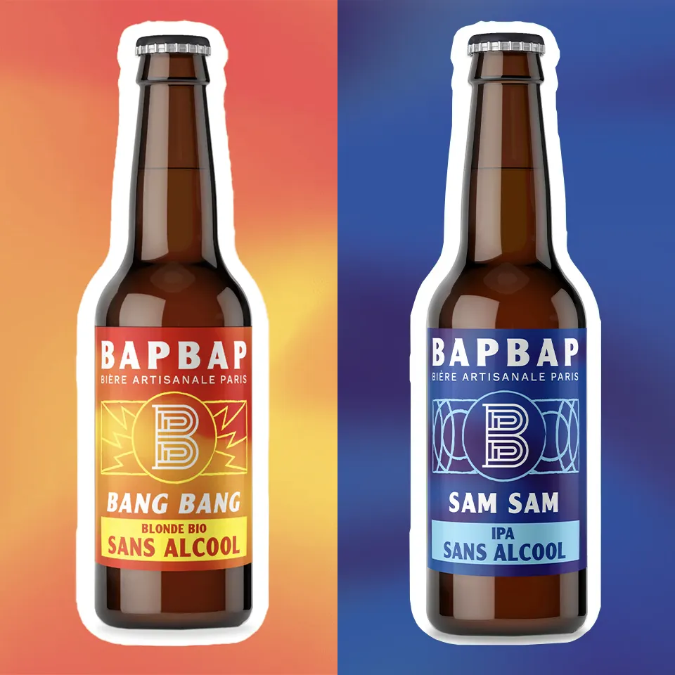 BAPBAP Pack sans alcool bière 12 x 33 cl 0,3%